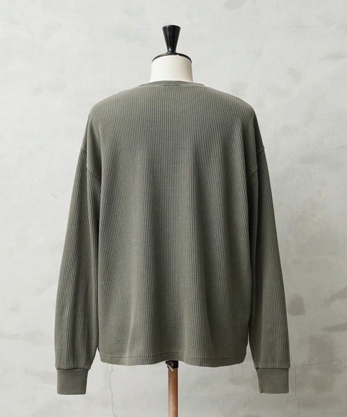 WAIPER.inc(ワイパーインク)の「SCREEN STARS×WAIPER 2521-418WP L/S クルーネック サーマル Tシャツ PIGMENT(Tシャツ/カットソー・メンズ・オリーブ系/ブラック系その他/グレー系その他/ネイビー系/ブラウン系その他・XL/L/M/S)」の10枚目の写真