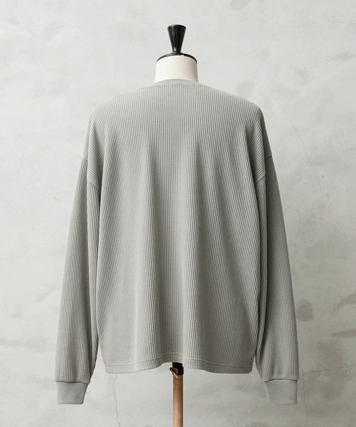 WAIPER.inc(ワイパーインク)の「SCREEN STARS×WAIPER 2521-418WP L/S クルーネック サーマル Tシャツ PIGMENT(Tシャツ/カットソー・メンズ・オリーブ系/ブラック系その他/グレー系その他/ネイビー系/ブラウン系その他・XL/L/M/S)」の9枚目の写真