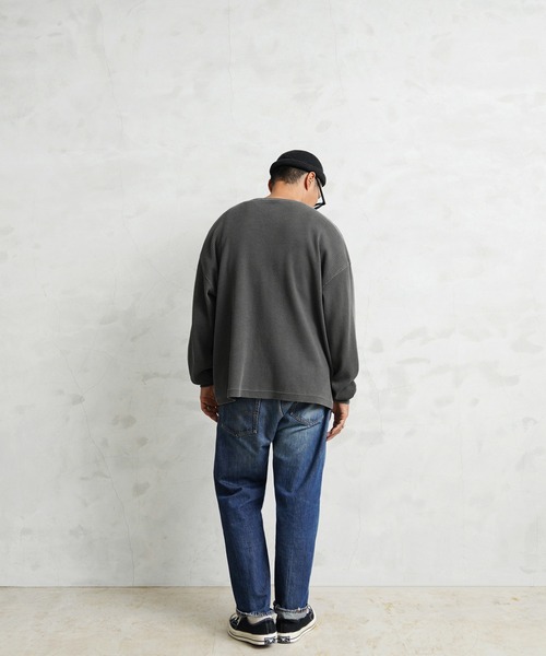 WAIPER.inc(ワイパーインク)の「SCREEN STARS×WAIPER 2521-418WP L/S クルーネック サーマル Tシャツ PIGMENT(Tシャツ/カットソー・メンズ・オリーブ系/ブラック系その他/グレー系その他/ネイビー系/ブラウン系その他・XL/L/M/S)」の14枚目の写真