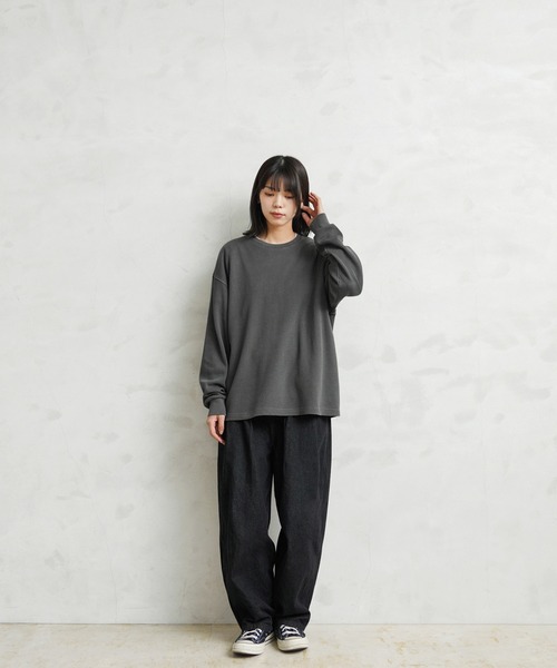 WAIPER.inc(ワイパーインク)の「SCREEN STARS×WAIPER 2521-418WP L/S クルーネック サーマル Tシャツ PIGMENT(Tシャツ/カットソー・メンズ・オリーブ系/ブラック系その他/グレー系その他/ネイビー系/ブラウン系その他・XL/L/M/S)」の19枚目の写真
