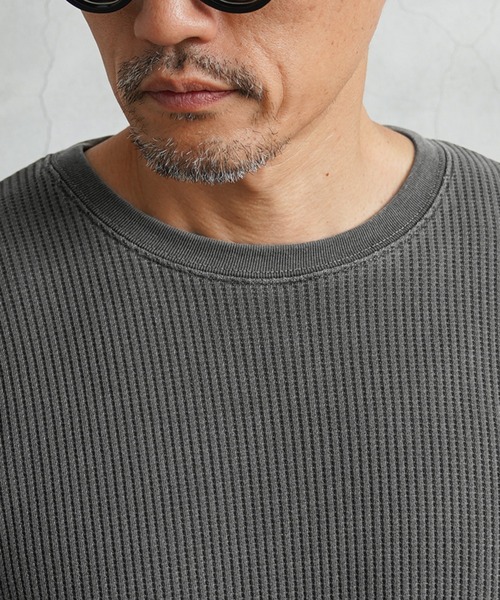 WAIPER.inc(ワイパーインク)の「SCREEN STARS×WAIPER 2521-418WP L/S クルーネック サーマル Tシャツ PIGMENT(Tシャツ/カットソー・メンズ・オリーブ系/ブラック系その他/グレー系その他/ネイビー系/ブラウン系その他・XL/L/M/S)」の22枚目の写真