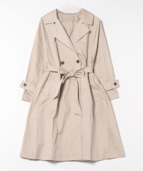 STYLEBLOCK（スタイルブロック）の「ツイルトレンチコート（トレンチコート・レディース・ライトベージュ/ネイビー・M）」の7枚目の写真