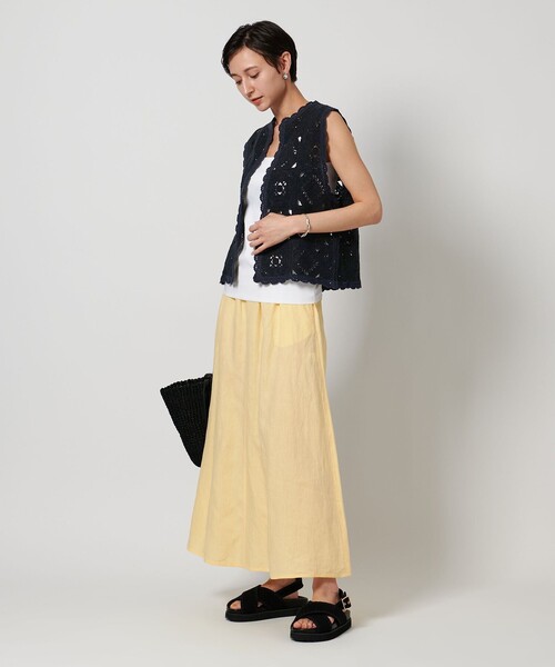UNITED ARROWS フラワーエンブロイダリー ニットベスト UNITED ARROWS フラワーニットベスト - メルカリ