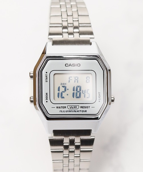 CASIO(カシオ)の「【RS】【CASIO】デジタル BOYS(デジタル腕時計・レディース・ブルー系その他/ピンク/シルバー/ブラック系その他/ブラック・FREE)」の1枚目の写真