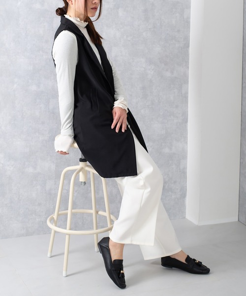 JELLY BEANS(ジェリービーンズ)の「タッセルソフトローファーシューズ【定番人気】(210-52369)JELLY BEANS(ジェリービーンズ)(ローファー・レディース・ブラック/ベージュ/ホワイト・22.5/23/23.5/24/24.5)」の18枚目の写真