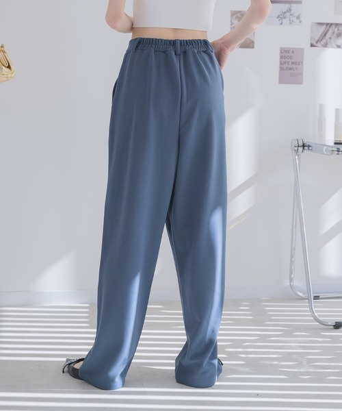 RU.TI.LE(ルチル)の「【RU.TI.LE】カットジョーゼットタックワイドパンツ(その他パンツ・レディース・ライトグレー/ブラック/グレー・MEDIUM/LARGE)」の22枚目の写真