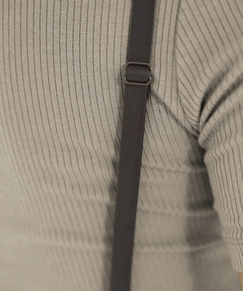 STYLE DELI(スタイルデリ)の「【LUXE】チュールギャザーキャミ型ワンピース(ワンピース・レディース・ブラック/ライトグレー/ブラウン・FREE)」の15枚目の写真