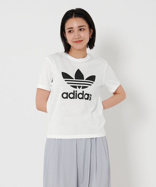 adidas Originals＞トレフォイル ボクシー Tシャツ（Tシャツ