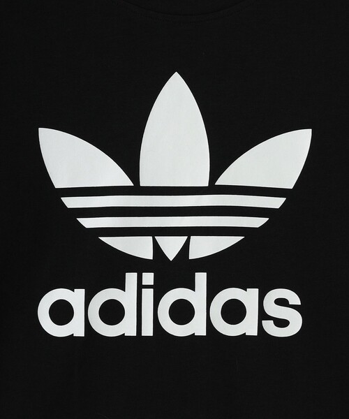 adidas Originals（アディダスオリジナルス）の「＜adidas Originals＞トレフォイル ボクシー Tシャツ（Tシャツ/カットソー・レディース・ホワイト/ブラック・S）」の15枚目の写真