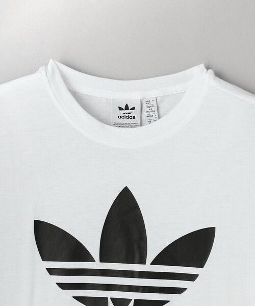 adidas Originals（アディダスオリジナルス）の「＜adidas Originals＞トレフォイル ボクシー Tシャツ（Tシャツ/カットソー・レディース・ホワイト/ブラック・S）」の19枚目の写真