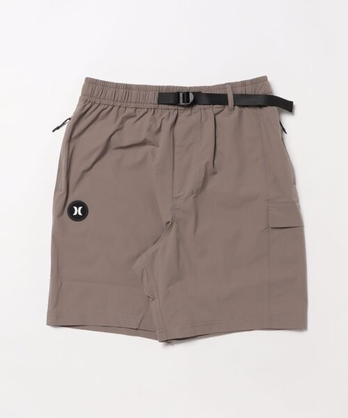 Hurley （ハーレー）の「【Hurley/ハーレー】水陸両用サーフトランクス　ハイブリッドショーツ　ユーティリティー　吸汗速乾　UPF50+　ファントム　PHANTOM WOVEN ICON SHORTS（水着・メンズ・カーキブラウン/ブラック・LARGE/MEDIUM/SMALL/X-LARGE）」の3枚目の写真