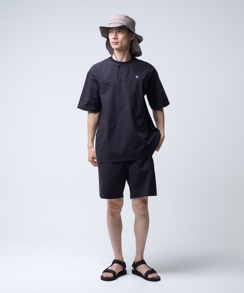 Hurley （ハーレー）の「【Hurley/ハーレー】水陸両用サーフトランクス　ハイブリッドショーツ　ユーティリティー　吸汗速乾　UPF50+　ファントム　PHANTOM WOVEN ICON SHORTS（水着・メンズ・カーキブラウン/ブラック・LARGE/MEDIUM/SMALL/X-LARGE）」の14枚目の写真