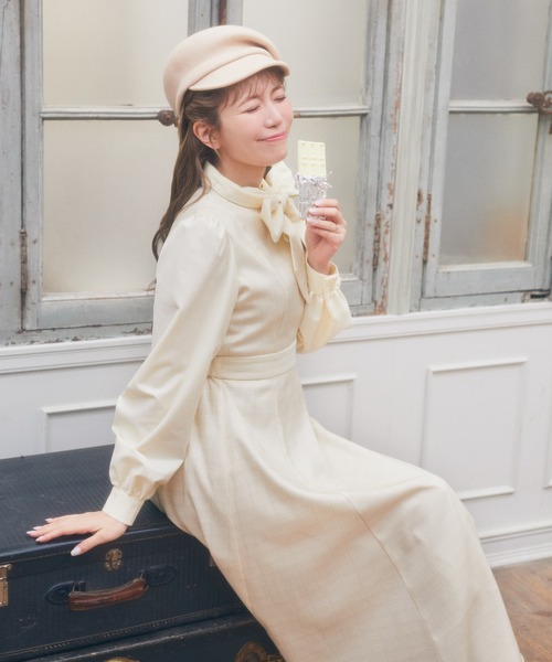 45R インドカディノアフラワープリントのカシュクールドレスareeam