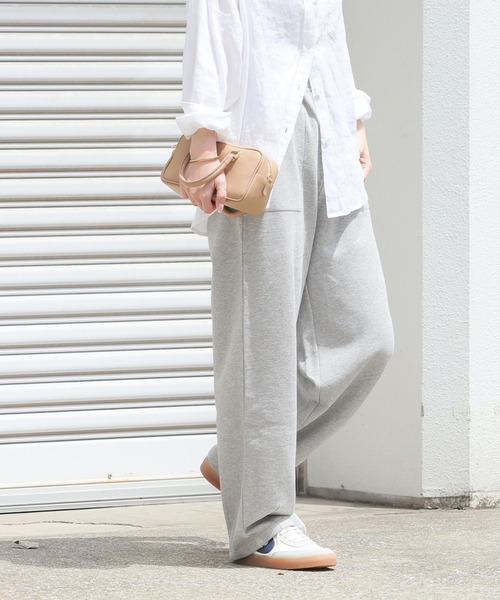 JOURNAL STANDARD relume(ジャーナルスタンダード レリューム)の「《WEB限定追加》コクーンスウェットパンツ(スウェットパンツ・レディース・ブラック/アイボリー/グレー・FREE)」の3枚目の写真