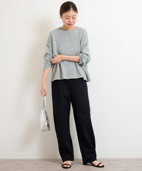 JOURNAL STANDARD relume(ジャーナルスタンダード レリューム)の「《WEB限定追加》コクーンスウェットパンツ(スウェットパンツ・レディース・ブラック/アイボリー/グレー・FREE)」の10枚目の写真