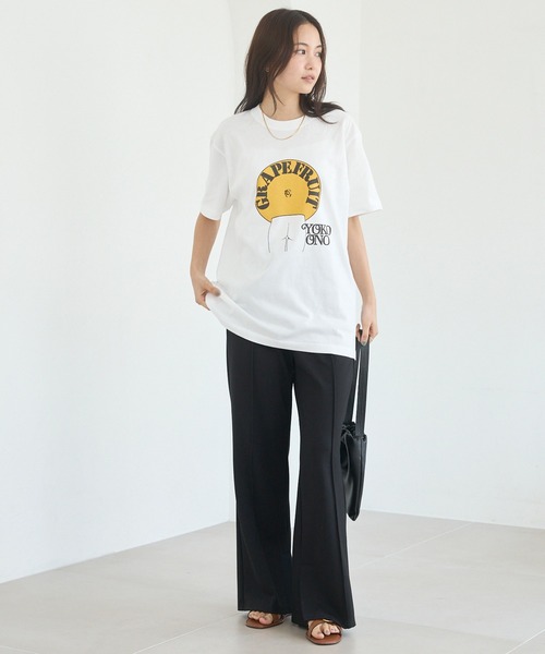 WORN FREE(ウォーンフリー)の「WORN FREE / ウォーンフリー| JOHN LENON GRAPEFRUIT TEE(Tシャツ/カットソー・レディース・イエロー/ホワイト・L/M/XL)」の11枚目の写真