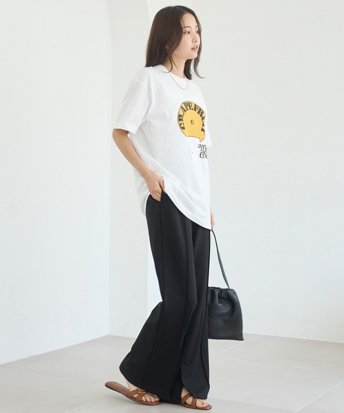 WORN FREE(ウォーンフリー)の「WORN FREE / ウォーンフリー| JOHN LENON GRAPEFRUIT TEE(Tシャツ/カットソー・レディース・イエロー/ホワイト・L/M/XL)」の13枚目の写真