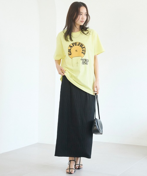WORN FREE(ウォーンフリー)の「WORN FREE / ウォーンフリー| JOHN LENON GRAPEFRUIT TEE(Tシャツ/カットソー・レディース・イエロー/ホワイト・L/M/XL)」の20枚目の写真