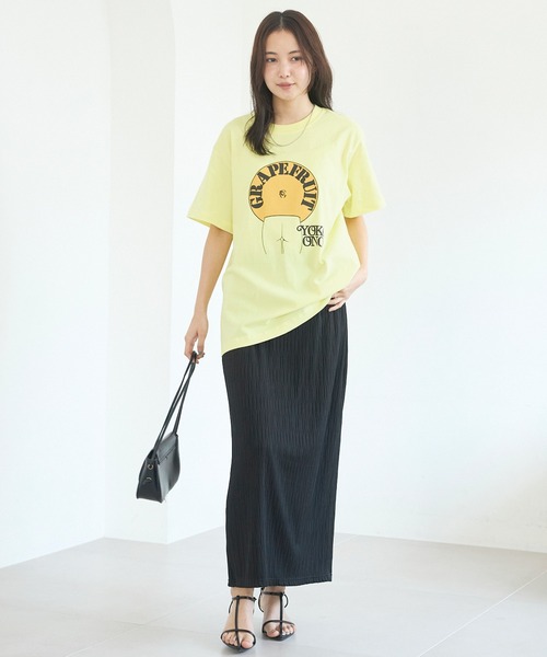 WORN FREE(ウォーンフリー)の「WORN FREE / ウォーンフリー| JOHN LENON GRAPEFRUIT TEE(Tシャツ/カットソー・レディース・イエロー/ホワイト・L/M/XL)」の21枚目の写真