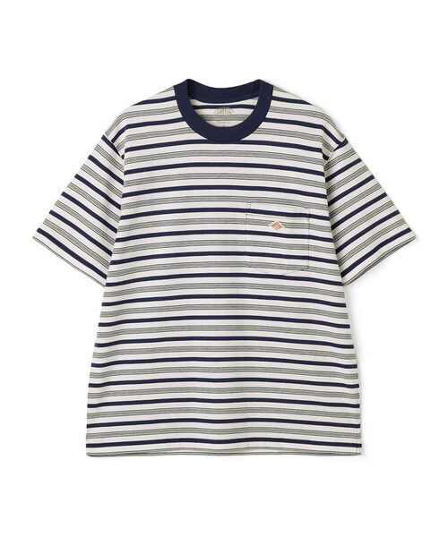 DANTON(ダントン)の「MEN'S SHORT SLEEVE POCKET T-SHIRT STRIPE(Tシャツ/カットソー・メンズ・ブラック系その他/ブラウン系その他/グリーン系その他/イエロー系その他/ホワイト系その他5/ブルー系その他5/ブルー系その他6・S/M/L/XL/XXL)」の5枚目の写真