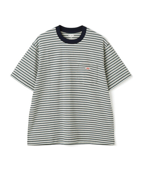 DANTON(ダントン)の「MEN'S SHORT SLEEVE POCKET T-SHIRT STRIPE(Tシャツ/カットソー・メンズ・ブラック系その他/ブラウン系その他/グリーン系その他/イエロー系その他/ホワイト系その他5/ブルー系その他5/ブルー系その他6・S/M/L/XL/XXL)」の6枚目の写真