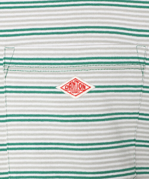 DANTON(ダントン)の「MEN'S SHORT SLEEVE POCKET T-SHIRT STRIPE(Tシャツ/カットソー・メンズ・ブラック系その他/ブラウン系その他/グリーン系その他/イエロー系その他/ホワイト系その他5/ブルー系その他5/ブルー系その他6・S/M/L/XL/XXL)」の11枚目の写真