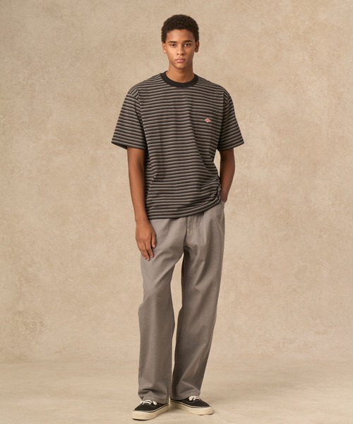 MEN'S SHORT SLEEVE POCKET T-SHIRT STRIPE（Tシャツ/カットソー