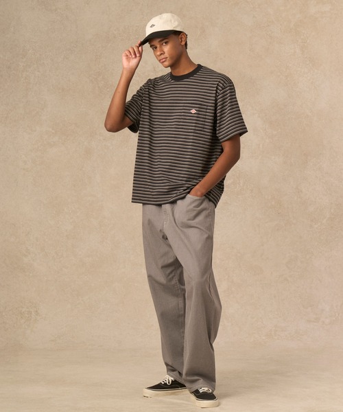 DANTON(ダントン)の「MEN'S SHORT SLEEVE POCKET T-SHIRT STRIPE(Tシャツ/カットソー・メンズ・ブラック系その他/ブラウン系その他/グリーン系その他/イエロー系その他/ホワイト系その他5/ブルー系その他5/ブルー系その他6・S/M/L/XL/XXL)」の19枚目の写真