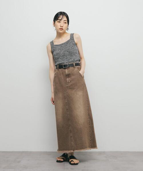 セール】バックスリットデニムスカート（スカート）｜KBF