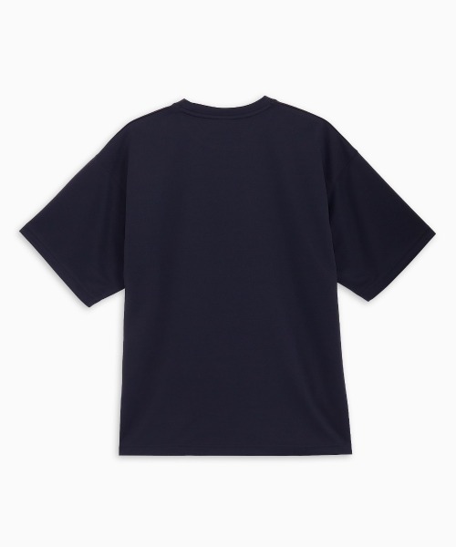 PUMA(プーマ)の「PUMA WARDROBE ESS+ GRAPHIC SS TEE(プーマ ワードローブ ESS+ グラフィック 半袖 Tシャツ)(Tシャツ/カットソー・メンズ・グレー系/ネイビー系・MEDIUM/X-LARGE/LARGE)」の4枚目の写真