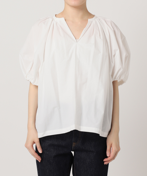 JOURNALSTANDARDL'ESSAGEギャザースリーブブラウス journal standard L'essage ブラウス シャツ ギャザースリーブ