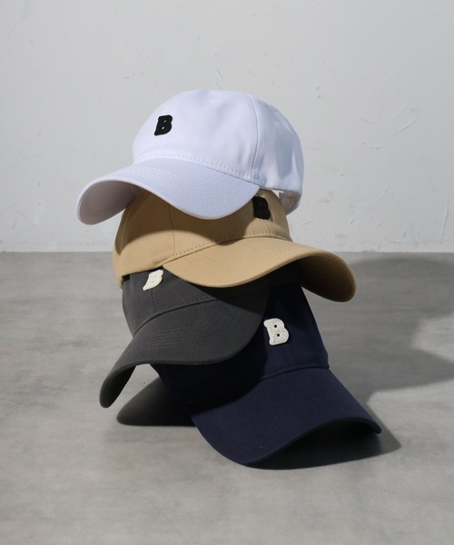 Bonjour Sagan（ボンジュールサガン）の「アルファベットBワッペンキャップ（キャップ・レディース・ネイビー/ベージュ/チャコールグレー/オフホワイト・FREE）」の13枚目の写真