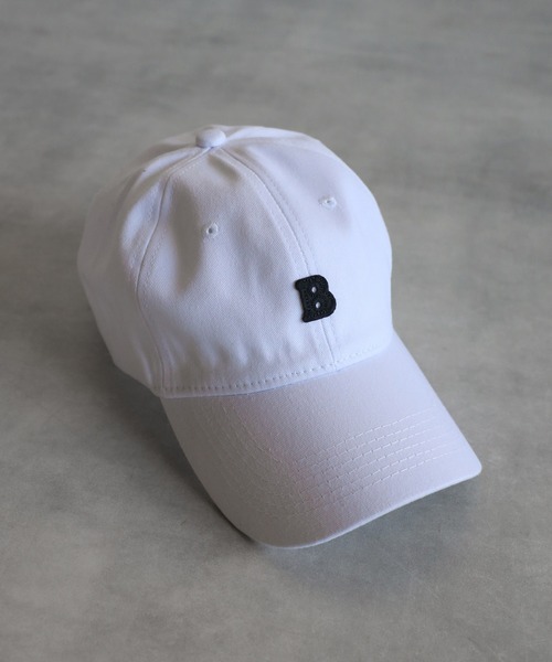 Bonjour Sagan（ボンジュールサガン）の「アルファベットBワッペンキャップ（キャップ・レディース・ネイビー/ベージュ/チャコールグレー/オフホワイト・FREE）」の14枚目の写真