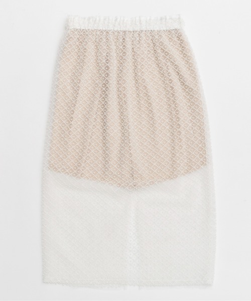 Pearl Beaded Skirt/パールビーズスカート【MAISON SPECIAL/メゾン