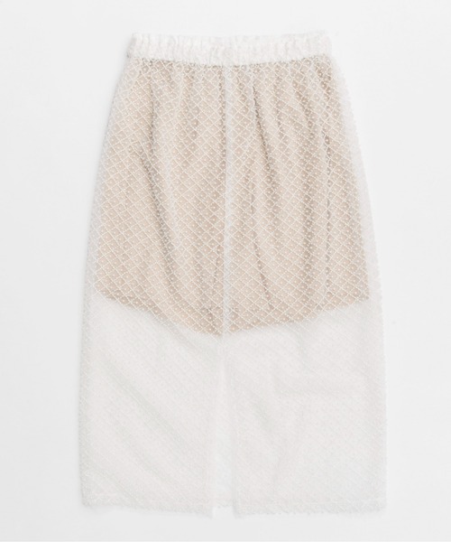 MAISON SPECIAL(メゾンスペシャル)の「Pearl Beaded Skirt/パールビーズスカート【MAISON SPECIAL/メゾンスペシャル】(スカート・レディース・マルチ・38/36)」の10枚目の写真