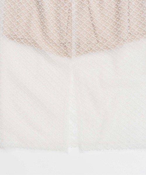 Pearl Beaded Skirt/パールビーズスカート【MAISON SPECIAL/メゾン