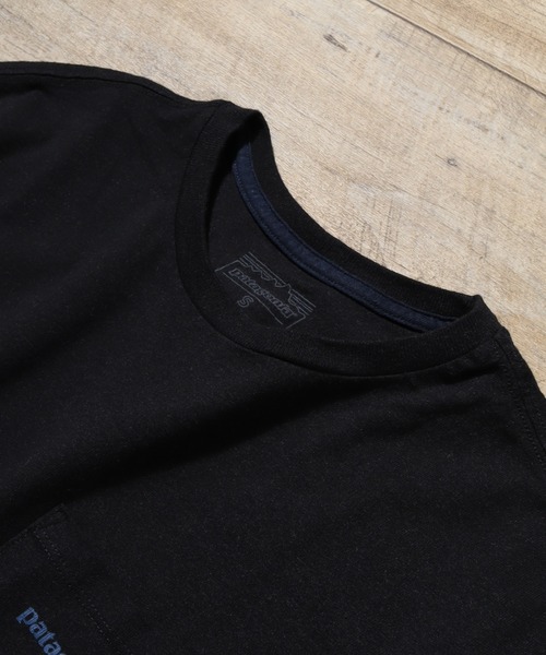 patagonia（パタゴニア）の「【Patagonia/パタゴニア】M’S BOARDSHORT LOGO POCKET RESPONSIBILI TEE / メンズ ボードショーツ ロゴ ポケット レスポンシビリティー Tシャツ（Tシャツ/カットソー・メンズ・ブラック・XS/S/M/L/XL）」の4枚目の写真