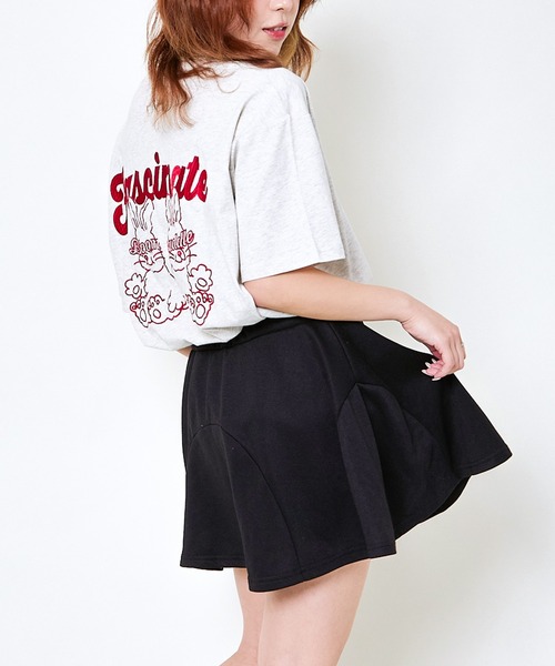 GORGE(ゴージ)の「《インパン付き×安心フィット》レディース スウェット ミニスカート 体型カバー 春夏秋(スカート・レディース・ブラック/グレー・F)」の9枚目の写真
