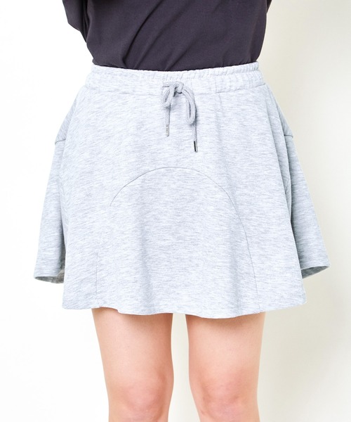 GORGE(ゴージ)の「《インパン付き×安心フィット》レディース スウェット ミニスカート 体型カバー 春夏秋(スカート・レディース・ブラック/グレー・F)」の18枚目の写真