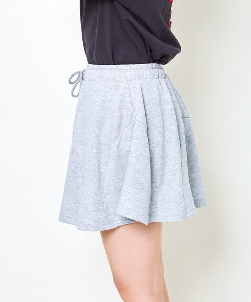 GORGE(ゴージ)の「《インパン付き×安心フィット》レディース スウェット ミニスカート 体型カバー 春夏秋(スカート・レディース・ブラック/グレー・F)」の19枚目の写真