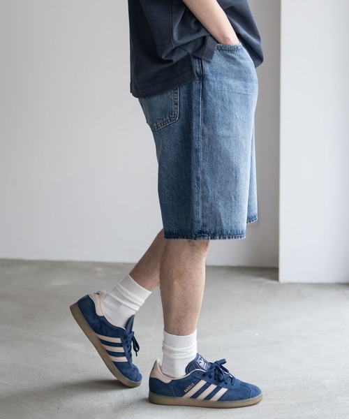 Levi's（リーバイス）の「Levi's(R)  478 BAGGY SHORTS 001JM（デニムパンツ・メンズ・ブラック/ブルー系・28inch/30inch/32inch/34inch/36inch）」の3枚目の写真