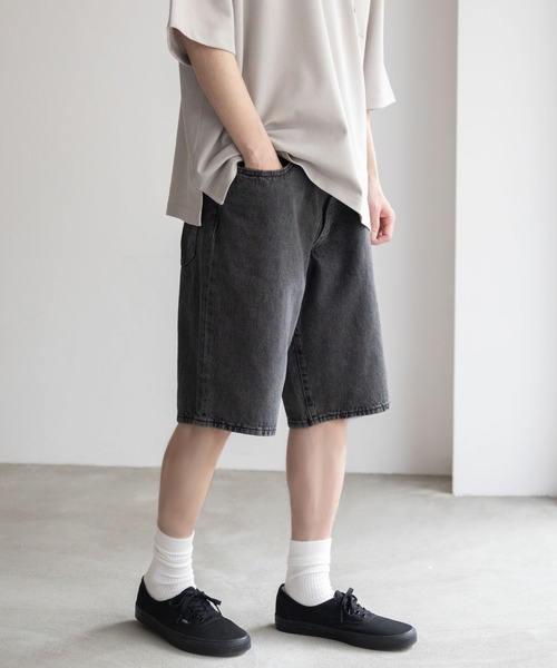 Levi's（リーバイス）の「Levi's(R)  478 BAGGY SHORTS 001JM（デニムパンツ・メンズ・ブラック/ブルー系・28inch/30inch/32inch/34inch/36inch）」の17枚目の写真