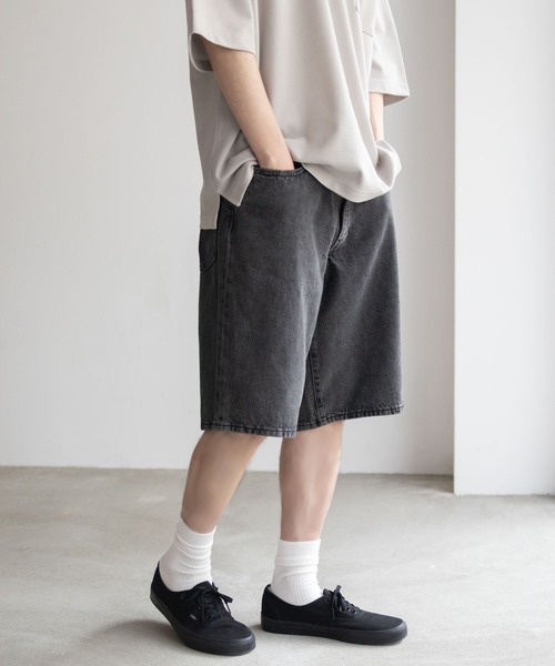 Levi's（リーバイス）の「Levi's(R)  478 BAGGY SHORTS 001JM（デニムパンツ・メンズ・ブラック/ブルー系・28inch/30inch/32inch/34inch/36inch）」の16枚目の写真