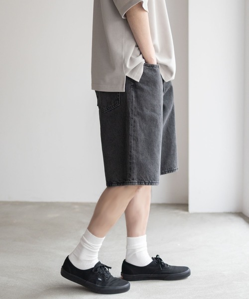 Levi's（リーバイス）の「Levi's(R)  478 BAGGY SHORTS 001JM（デニムパンツ・メンズ・ブラック/ブルー系・28inch/30inch/32inch/34inch/36inch）」の18枚目の写真