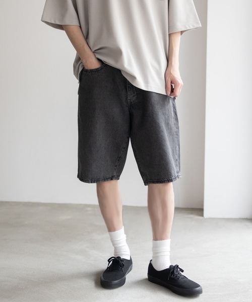 Levi's（リーバイス）の「Levi's(R)  478 BAGGY SHORTS 001JM（デニムパンツ・メンズ・ブラック/ブルー系・28inch/30inch/32inch/34inch/36inch）」の15枚目の写真
