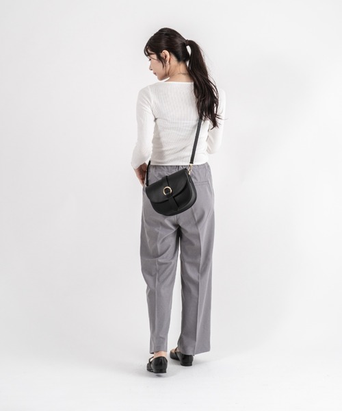 MARCO BIANCHINI（マルコビアンチーニ）の「【MARCO BIANCHINI/マルコビアンキーニ】レザー ショルダーバッグ 本革 イタリア製（ショルダーバッグ・レディース・ブラウン/ブラック/サンドベージュ・FREE）」の19枚目の写真