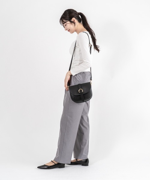 MARCO BIANCHINI（マルコビアンチーニ）の「【MARCO BIANCHINI/マルコビアンキーニ】レザー ショルダーバッグ 本革 イタリア製（ショルダーバッグ・レディース・ブラウン/ブラック/サンドベージュ・FREE）」の20枚目の写真