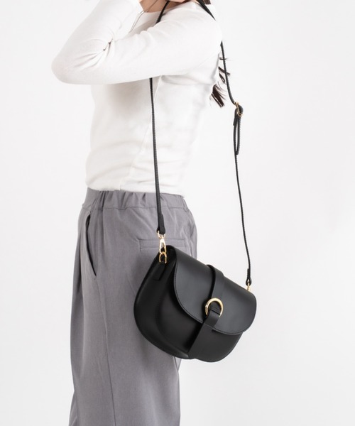 MARCO BIANCHINI（マルコビアンチーニ）の「【MARCO BIANCHINI/マルコビアンキーニ】レザー ショルダーバッグ 本革 イタリア製（ショルダーバッグ・レディース・ブラウン/ブラック/サンドベージュ・FREE）」の17枚目の写真