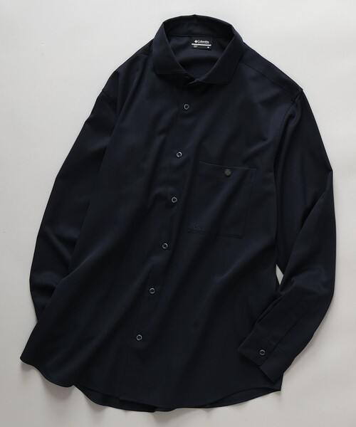 Columbia(コロンビア)の「COLUMBIA BLACK LABEL/メンズ ピエールアベニュー ロングスリーブシャツ 冷感 UVカット ビジネス 休日/コロンビアブラックレーベル(シャツ/ブラウス・メンズ・ブラック/グリーン/ネイビー・M/L/S/XL)」の8枚目の写真