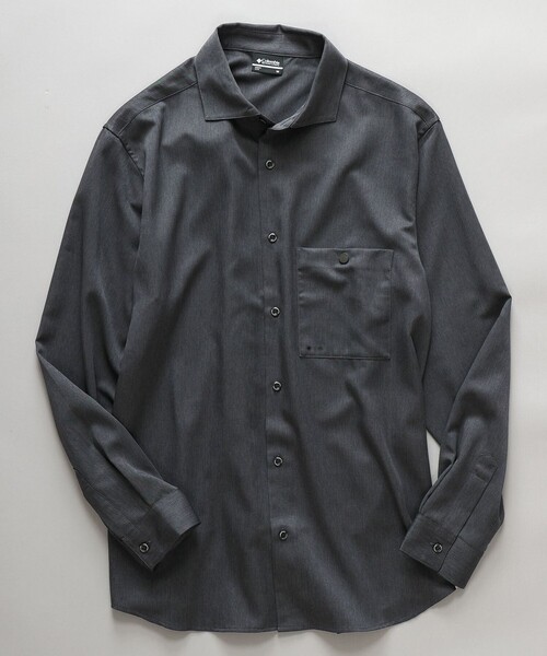 Columbia(コロンビア)の「COLUMBIA BLACK LABEL/メンズ ピエールアベニュー ロングスリーブシャツ 冷感 UVカット ビジネス 休日/コロンビアブラックレーベル(シャツ/ブラウス・メンズ・ブラック/グリーン/ネイビー・M/L/S/XL)」の12枚目の写真